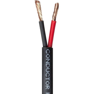 Crimp Supply Ultra-Flexible 1/0 Gauge Welding Cable - 15 Feet Black With 5 Copper Lugs