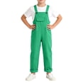 thumbnail image 6 of Girls Straight Leg Jumpsuit Loose Fit Sleeveless Overalls with Pocket 2-14Y, 6 of 7