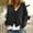 Black, variant on Odbmxy Long Sleeve Cardigan Sweaters for Women Plus Knit Brown Light Sweaters for Casual Loose Solid Button Cardigans