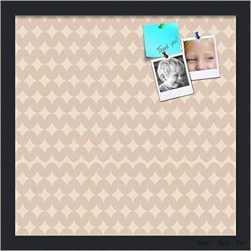 28x20 Inch Cork Bulletin Board. This Decorative Framed Pin Board Comes Yellow And Blue Design White Frame Frame Ideal Home Office Decor Message Li Shu - View #5