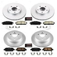 thumbnail image 2 of PowerStop Front and Rear Geomet Coated Brake Rotor and Pad Kit Fits: NISSAN Select Models CRK6361, 2 of 5