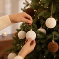 thumbnail image 6 of 16 Pcs Velvet Christmas Ornaments Balls 2.36 Inch Flocked Christmas Tree Ball Hanging Ornaments Velvet Xmas Baubles for Xmas Party Wedding Home Decor, 6 of 8