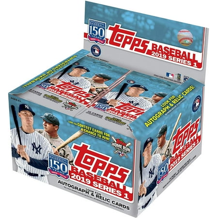 Topps 2019 Baseball Series 1 Trading Cards Display Box (Retail Edition 24