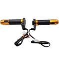 thumbnail image 2 of Mistaha Aluminum Alloy 12V Electric Heated Motorcycle Handlebar Grips with Three-Mode Switch (Gold), 2 of 6