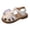 White, variant on JnBQdnc Girls Sandals,Summer Sandal Sale Girls Gladiator Sandals Cute Open Toe Breathable Summer Strappy Sandals for Girls with Zipper