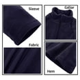 thumbnail image 7 of Men's Quarter Zip Polar Fleece Pullover Sweatshirt, Navy XL, 1 Count, 1 Pack, 7 of 7