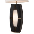thumbnail image 3 of Delacey Table Lamp with Nightlight Ebony Wood Finish Weathered Brass, 3 of 11