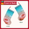 thumbnail image 2 of Lsque Pink Float Ring On Beach Pattern 18 Inch Christmas Stockings, Festive Holiday Stocking for Christmas Decorations Holiday Decor, 2 of 7
