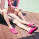 thumbnail image 3 of Water Sports Shoes Barefoot Quick Drying Aqua Yoga Socks Slip-on for Men Women Kids Pink, 3 of 5