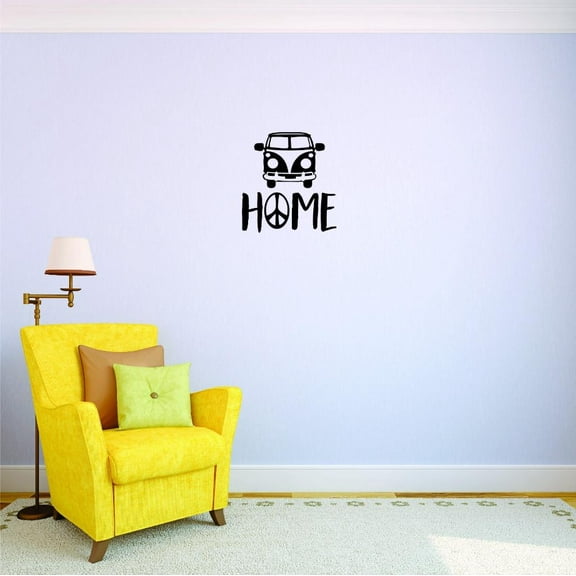 Custom Decals Home Wall Art Size: 16 X 24 Inches Color: Black