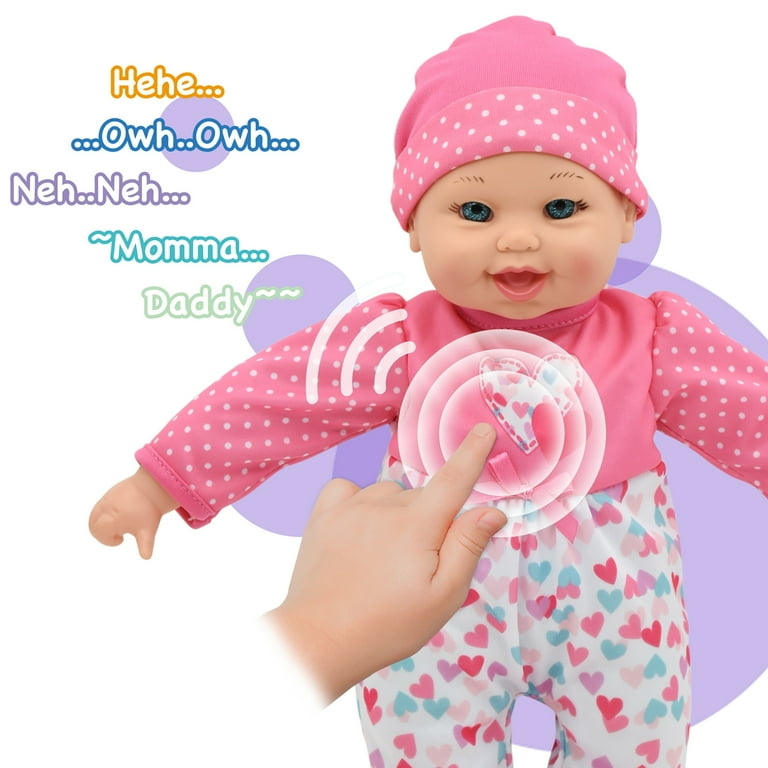 Baby doll that makes sounds sale