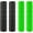 Black and Green, variant on 2 Pairs Bicycle Handle Bar Grips Mushroom Grips for BMX/Road Mountain Bikes