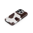 thumbnail image 3 of DesignSkinz Scratch-Resistant Hard Slim Case Compatible with iPhone 16 (Compatible with MagSafe) - Modern Cowhide Chic V8, 3 of 9