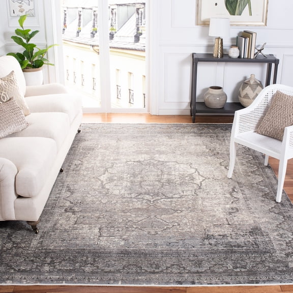 Safavieh Eclipse Ercan Abstract Area Rug, Ivory/Charcoal, 8' x 10'