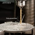 thumbnail image 2 of JEFE HEX 1/16" Hex Shank Drill Bits for Quick Change, HSS Titanium Coated (Pack of 12), 2 of 5