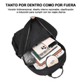 thumbnail image 2 of Mochila Bolso De Mujer Impermeable Negra, 2 of 5