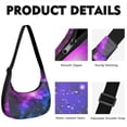 thumbnail image 2 of Women’s Cosmos Nebula Shoulder Bag – Galaxy Outer Space Celestial Crossbody Purse for Sci-Fi Lovers, Featuring Starry Night Cosmic Pattern, Lightweight Water-Resistant Tote, 2 of 5