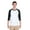 White/ Black, variant on Gildan G570 Adult Heavy Cotton 3/4-Raglan Sleeve T-Shirt