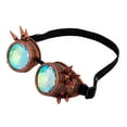 thumbnail image 2 of Steampunkn Glasses Goggle with Rainbow Crystal Glass Lens, 2 of 5