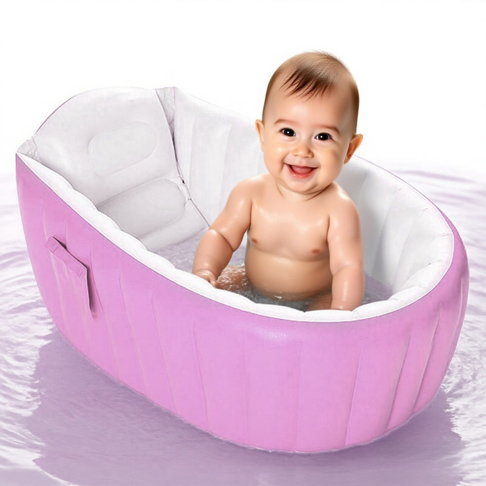 Inflatable Baby Bathtub Extra Large Pool for Bath Water Play Portable Toddler Kids Swimming Tub