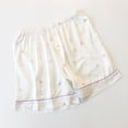 thumbnail image 4 of Pijama de verano de manga corta con estampado de letras japonesas, lencería, ropa de estar por casa, conjunto de pijama de satén para mujer, 4 of 5