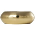 thumbnail image 5 of DecMode Gold Metal Jasmine Scented Wide Dome Shaped 60 oz 4 Wick Candle with White Wax, 5 of 7