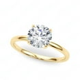 thumbnail image 2 of Round Brilliant Cut Solitaire Engagement Ring 10K White Gold, 2 of 3