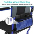 thumbnail image 4 of OULII Sac de Transport pour Fauteuils Roulants portable Bleu 1 Pack, 4 of 8