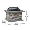 thumbnail image 2 of Mondawe Fire Pit 3-in-1 Multipurpose Outdoor Fire Pit Table with Fire Poker for Camping, 2 of 8