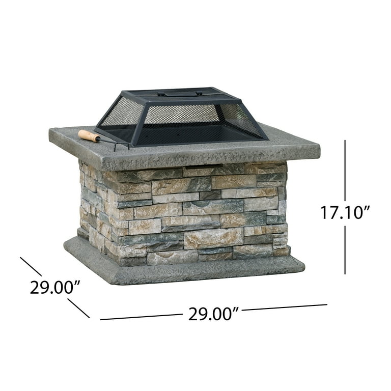 Kayden Outdoor Natural Stone Fire Pit Kayden Outdoor Natural Stone Fire Pit