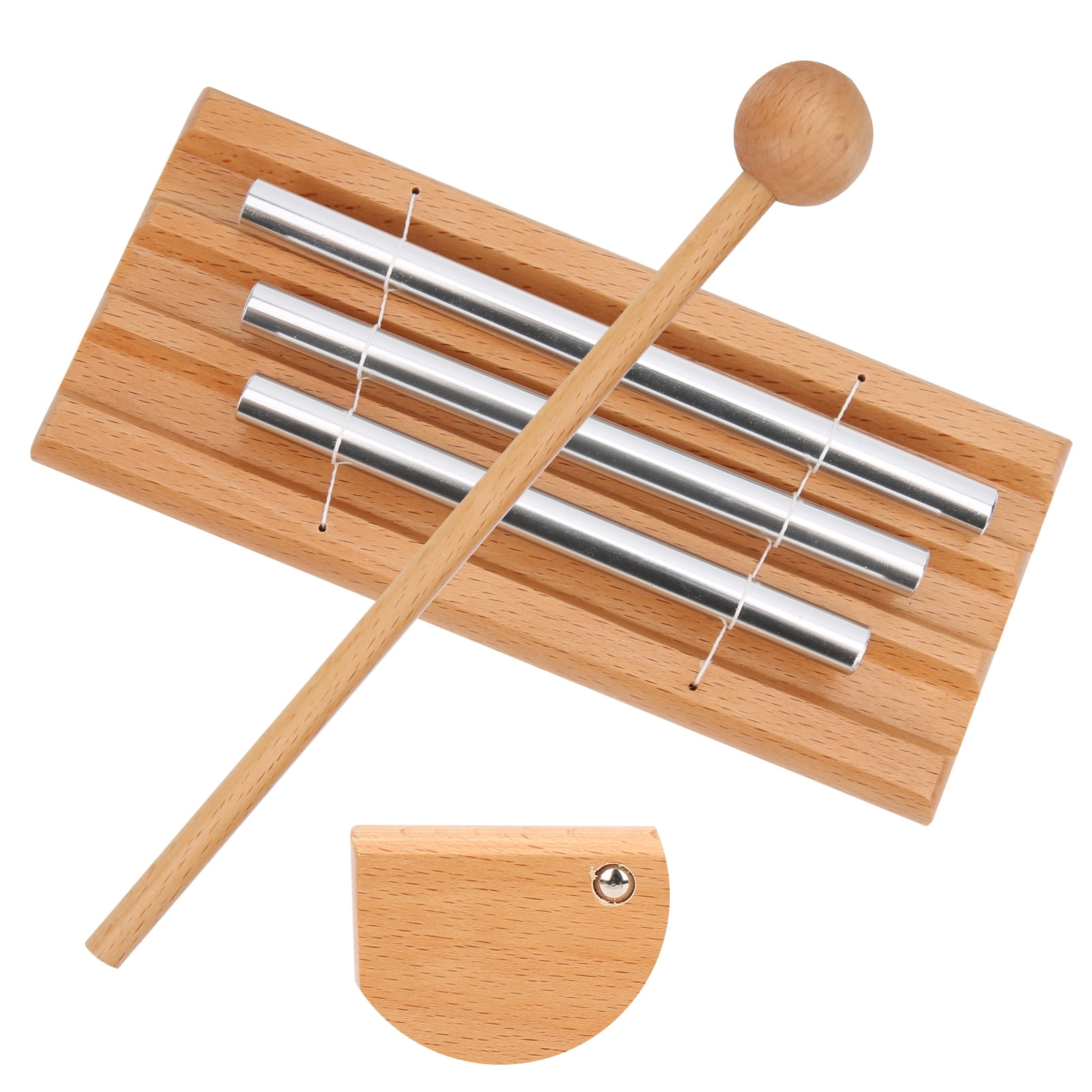 Ecoyyzn Three Pole Wind Chimes,3Pole Wind Chimes Children's Educational Xylophone Percussion