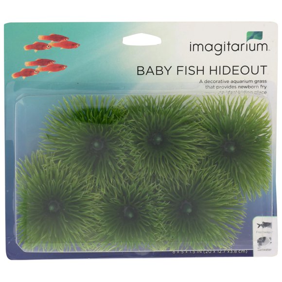 Planta artificial Imagitarium 20x13x4 cm Refugio para alevines