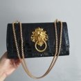 thumbnail image 3 of Bolso cuadrado de moda europea para mujer, novedad de Corea del 2024, bolso cruzado con cadena para mujer, bolsos de mensajero, bolso de mano de cuero para mujer, 3 of 5