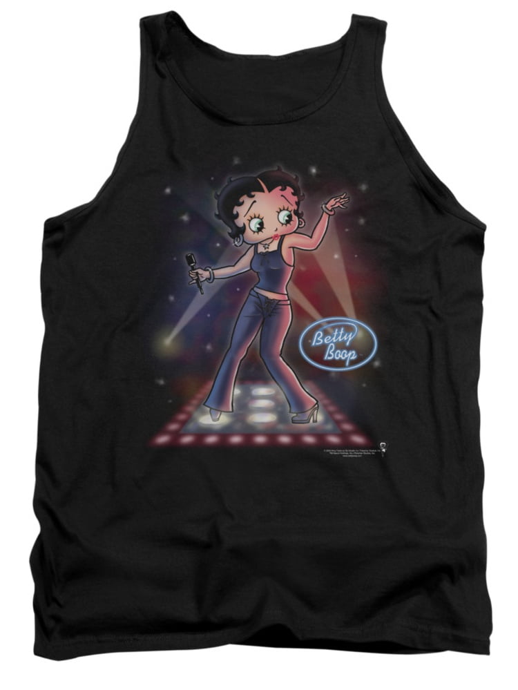 Betty Boop Pop Star Adult Tank Top
