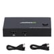 thumbnail image 1 of Conmutador Kvm De 2 Entradas Y 2 Salidas 4K/30Hz Caja De Conmutación Usb Compatible Con Hdmi Consola De Juegos Para Computadora Conector De Ratón Para Teclado Para Windows Para Android Para Mac Os sonducket EL006267-00, 1 of 6