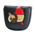 thumbnail image 2 of Golf Putter Head Cover Zulema PU Cuero semicírculo negro, 2 of 8
