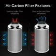 thumbnail image 4 of VIVOSUN Ventilation Kit 6 Inch 390 CFM Inline Duct Fan with 6" x 16"Carbon Filter Odor Control System with Australia Virgin Charcoal for Grow Tent Ventilation, 4 of 8