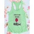 thumbnail image 3 of Dream Forever Racerback Tank Women -Fab Funky Designs, Female Large, 3 of 4