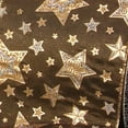 thumbnail image 2 of The Ribbon People Amber and Gold Star Print Wired Craft Ribbon 2.5" x 20 Yards, 2 of 2