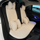 thumbnail image 4 of Cojín de coche para las cuatro estaciones, modelo general, verano, sencillo, seda de hielo, malla transpirable, cojín de asiento con flores, cinco asientos, 4 of 5
