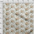 thumbnail image 3 of oneOone Velvet Peach Fabric Floral Sewing Material Print Fabric By The Yard 58 Inch Wide, 3 of 5