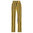 thumbnail image 4 of HAPIMO Men's Business Suit Pants Straight Leg Slacks Holiday Casual Relaxed Athletic Dungarees Stripe Mid Waist Zipper button Trendy Trousers Gold S, 4 of 6