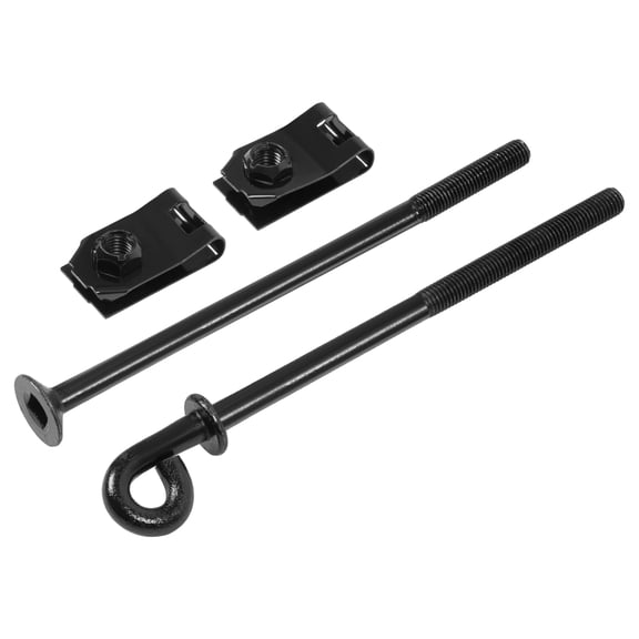 KOJEM Spare Tire Carrier Bolt Compatible with 1983-1996 ford f-150 Steel Galvanized Black