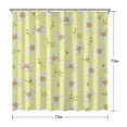 thumbnail image 5 of Waterproof Daisy Shower Curtain 72x72 Inch Boho Style Polyester Unique Shower Curtain for Bathroom Hotel Home Decor with 12 Plastic Hooks, 5 of 5