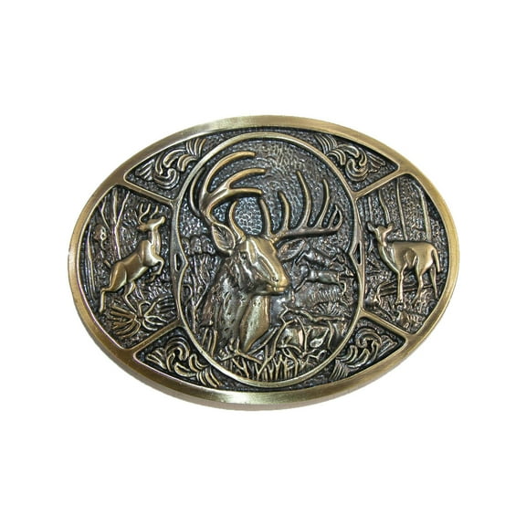 CTM Deer Hunting Belt Buckle