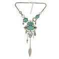 thumbnail image 5 of Vintage Statement Necklace Turquoise Hippie Bohemian Ethnic Festival Jewelry, 5 of 8