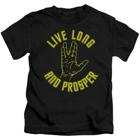 - Star Trek Live Long Hand Little Boys Shirt