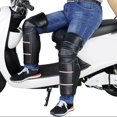 thumbnail image 6 of Winter Motorcycle Knee Pads Leggings Covers Reflective Ergonomic Shape Protective Chaps for Motorbike Riding Accessory 50cmx32cm, 6 of 8