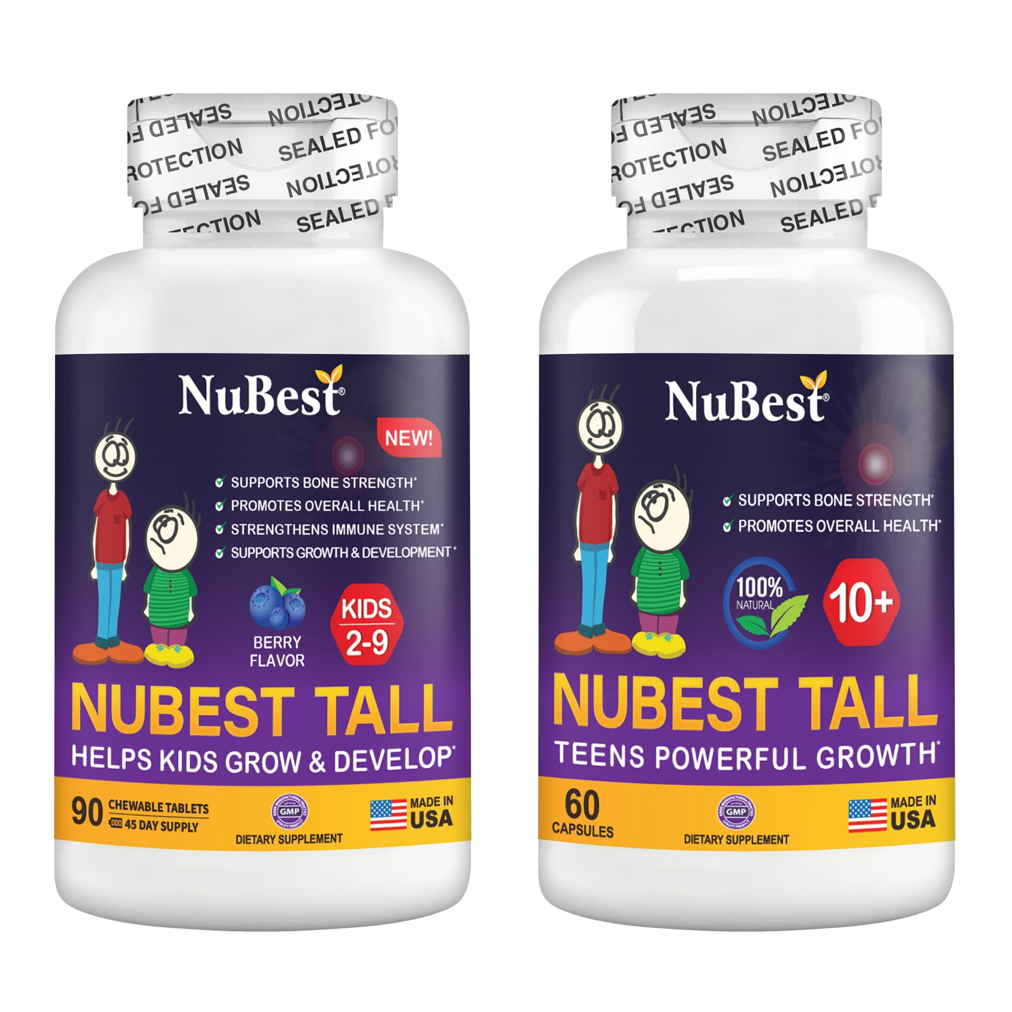 Bundle Nubest Tall 10 For Children 10 And Teens Nubest Tall Kids For Kids Ages 2 To 9 For Daily Milk Drinkers Walmart Com