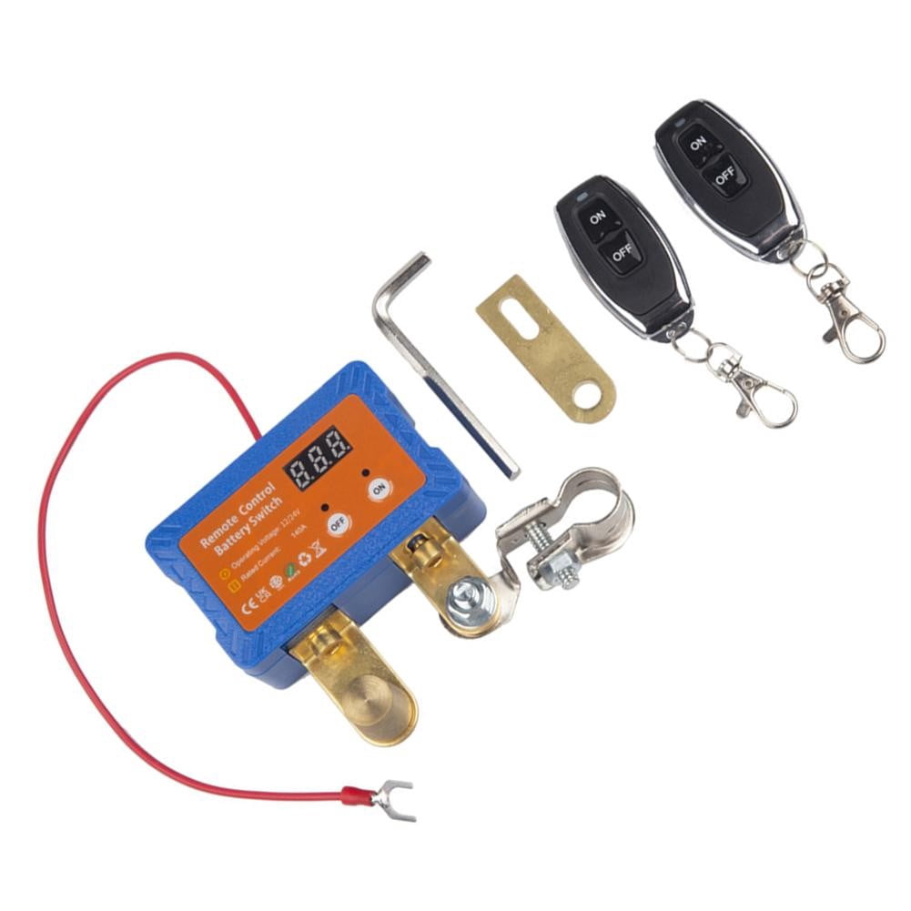 Remote Battery Disconnect Switch 12V/24V 140A Automatic Power Shut Off Switch
